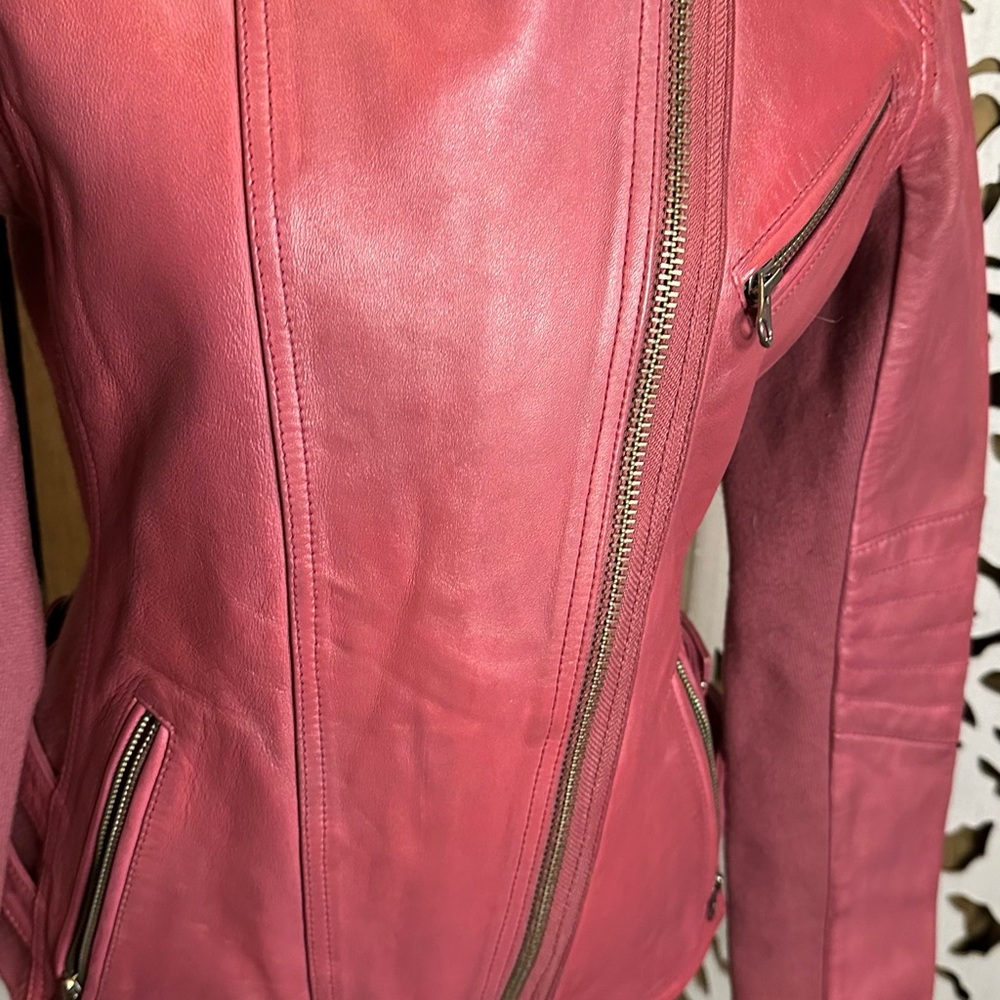 We The Free People Cora Leather Jacket View 3